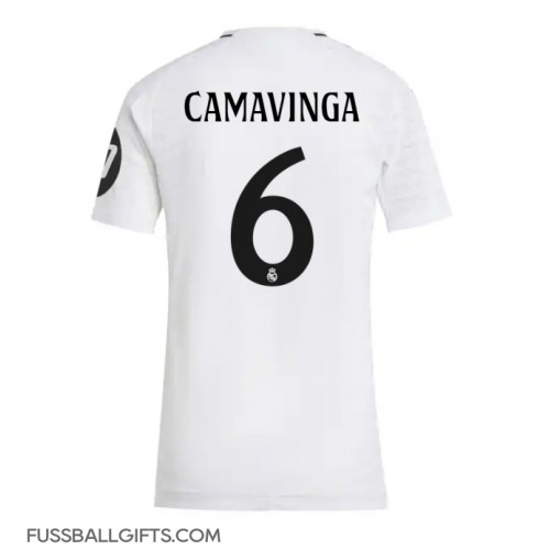 Real Madrid Eduardo Camavinga #6 Fußballbekleidung Heimtrikot Damen 2024-25 Kurzarm